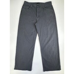 MOTHER The Dodger Ankle Jeans Gray Straight Crop Women's 28